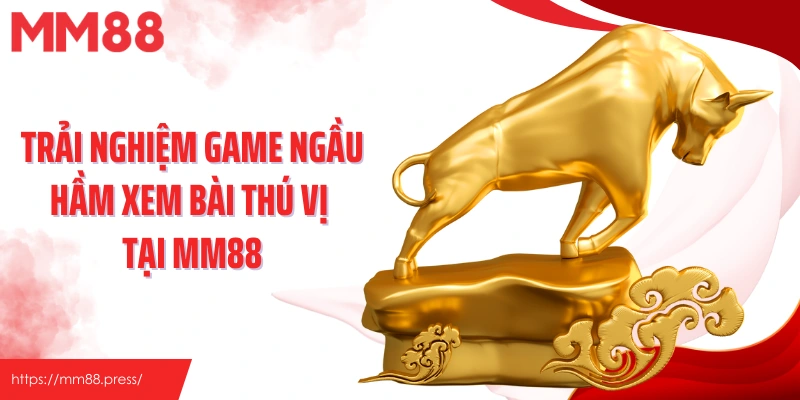 Trải nghiệm game Ngầu Hầm xem bài thú vị tại MM88